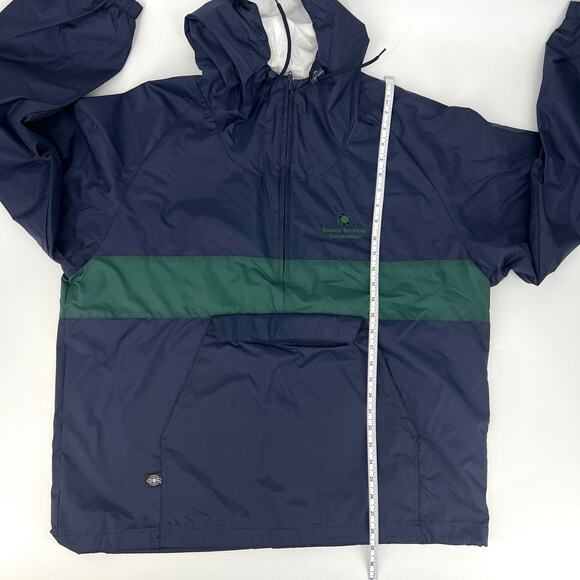 Charles River Mens Two Piece Track Suit Jacket and Pants Navy Green Size XL - Picture 5 of 11